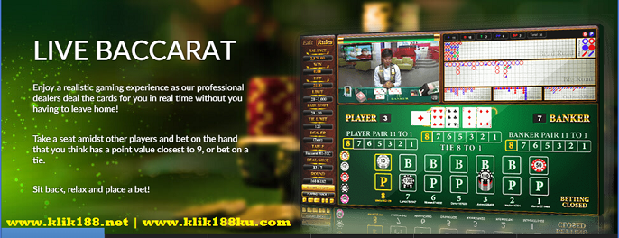 CARA BERMAIN LIVE CASINO BACCARAT